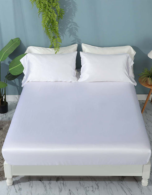 19 Momme Silk Fitted Sheet (1 pcs) (T)